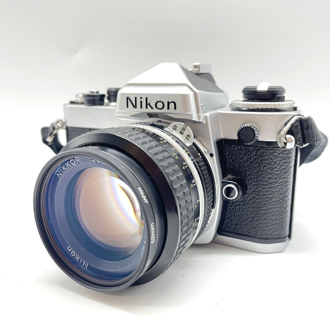 Nikon ニコン FE 一眼レフフィルムカメラ レンズ Nikkor 50ｍｍ レンズセット 動作未 ジャンク 006444