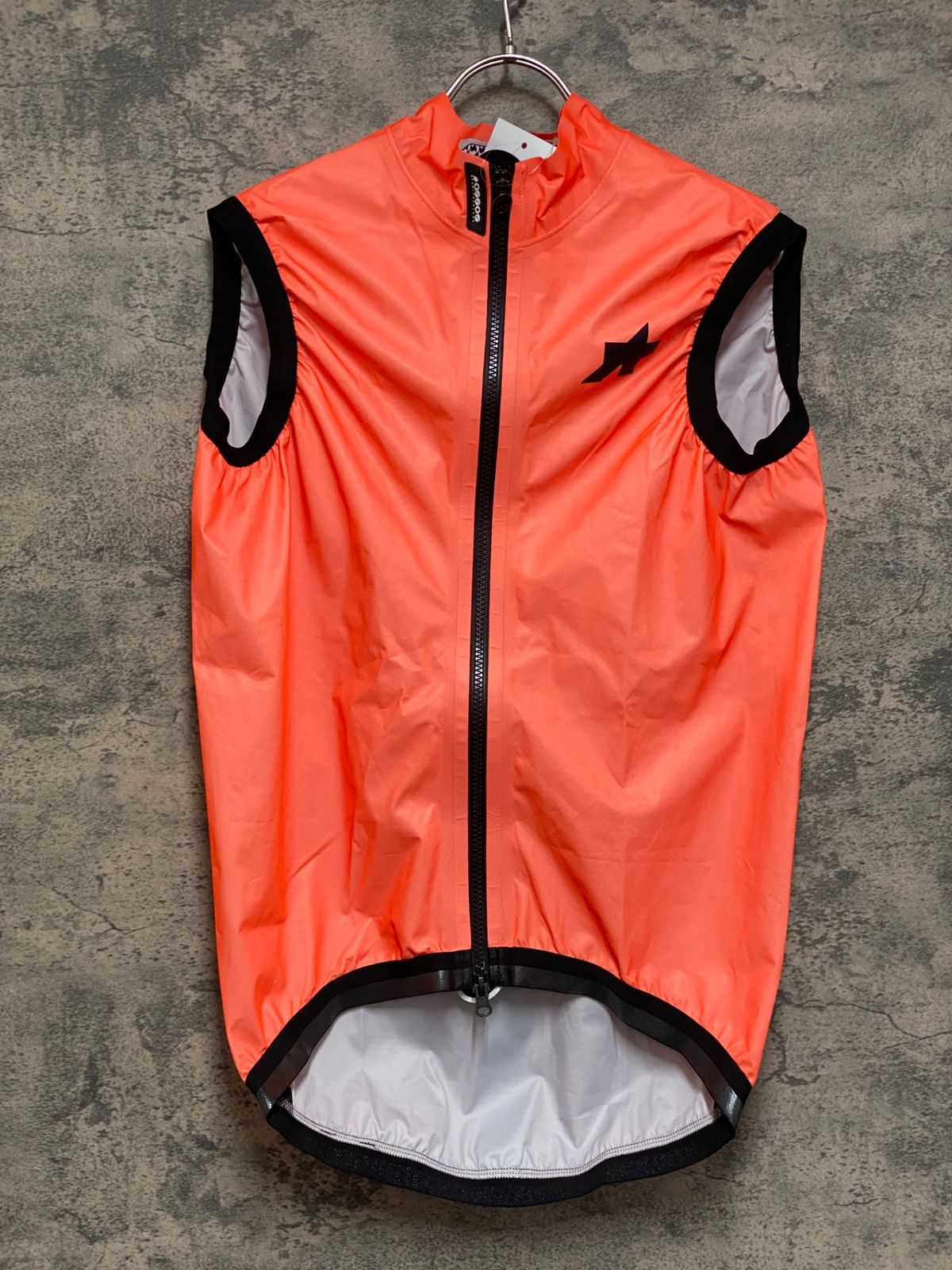 JN725 アソス assos EQUIPE RS Rain Vest S9 ジレ サイクルベスト オレンジ M
