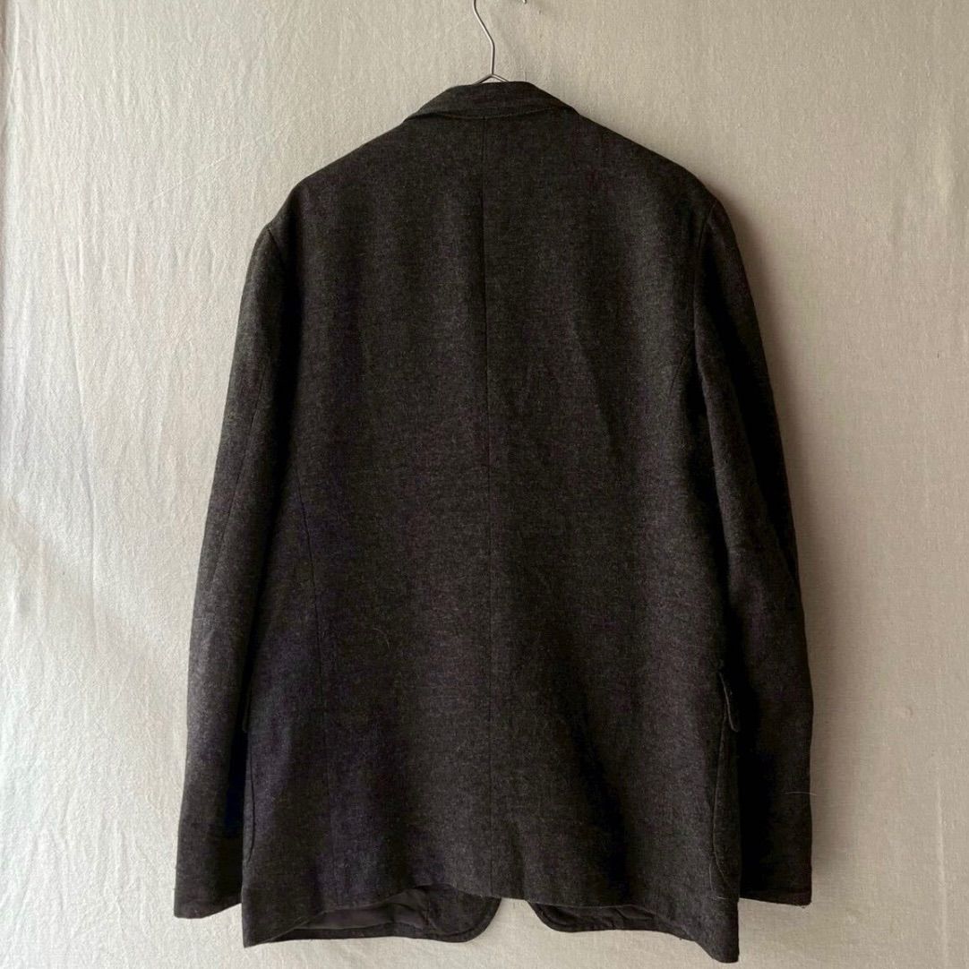 AD2009 COMME des GARCONS HOMME テーラード ジャケット S ウール リネン ブラウン アーカイブ O5-10035-91108 KANDAIZUMI_COM