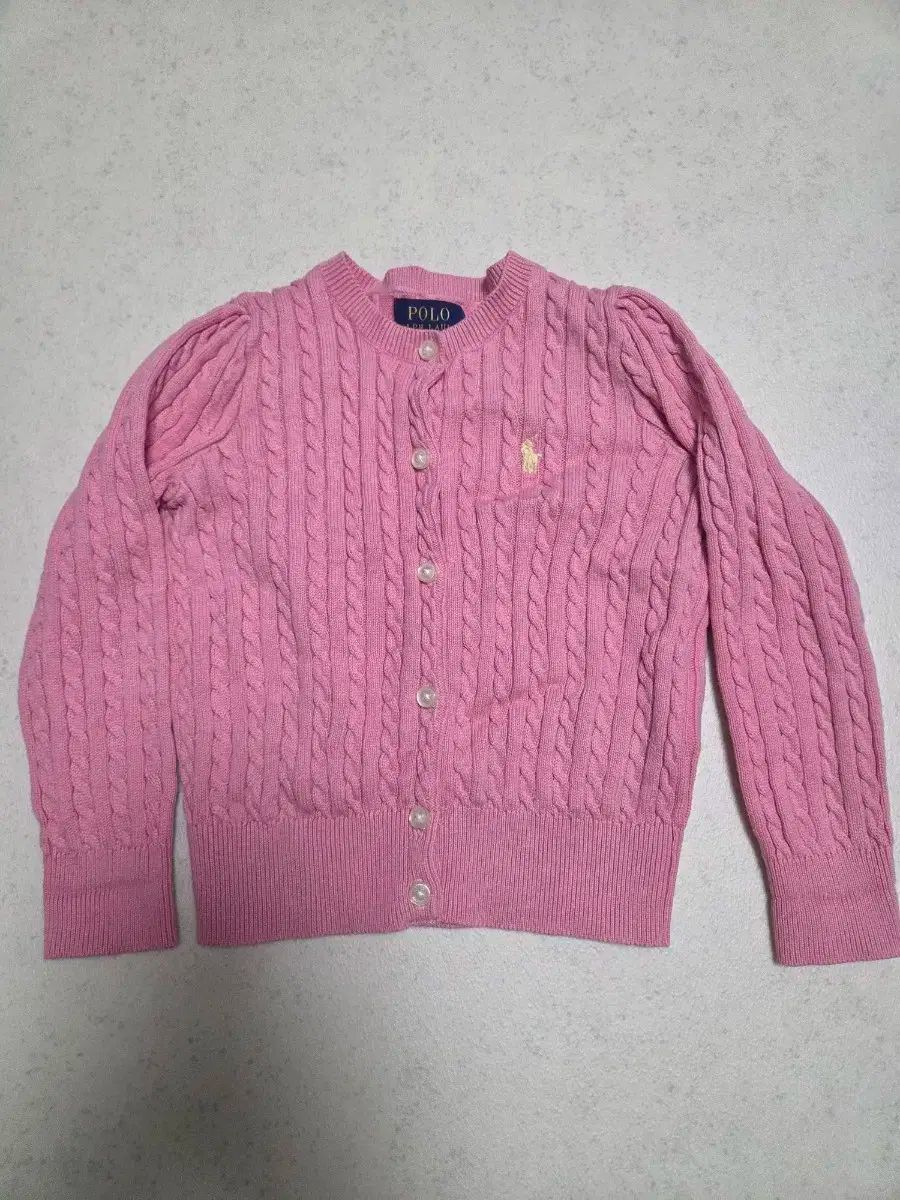 ポロキッズ ケーブル カーディガン 4T 新品