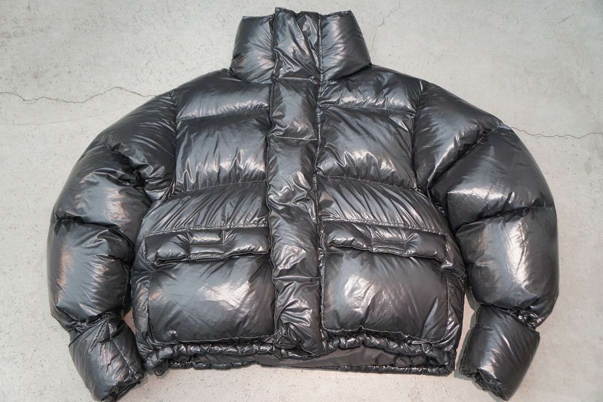 正規 Entire Studios エンタイア スタジオ PFD v2 PUFFER ダウン ジャケット ショート ブルゾン ES2050 PO028 グレー 灰M本物1005P