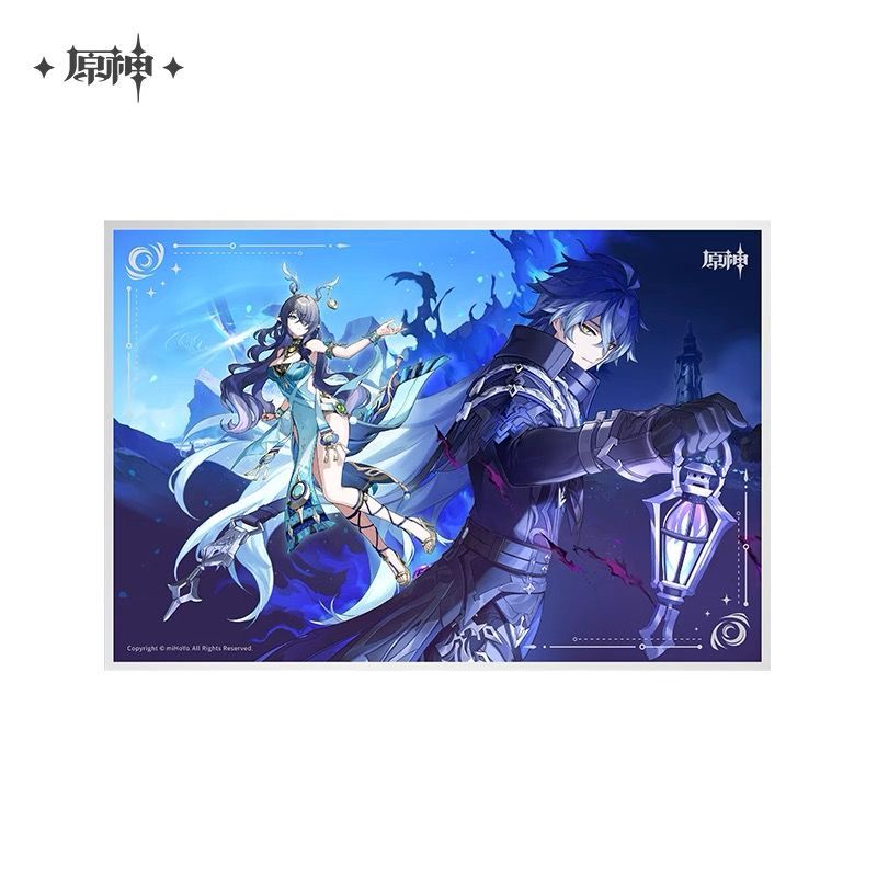 原神・公式 アクリル色紙（キービジュアル）フリンズ ラウマ ドゥリン