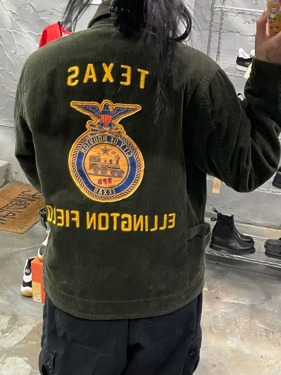 ヒューストン コーデュロイ FFA チェーンスティッチ ジャケット KANDAIZUMI_COM