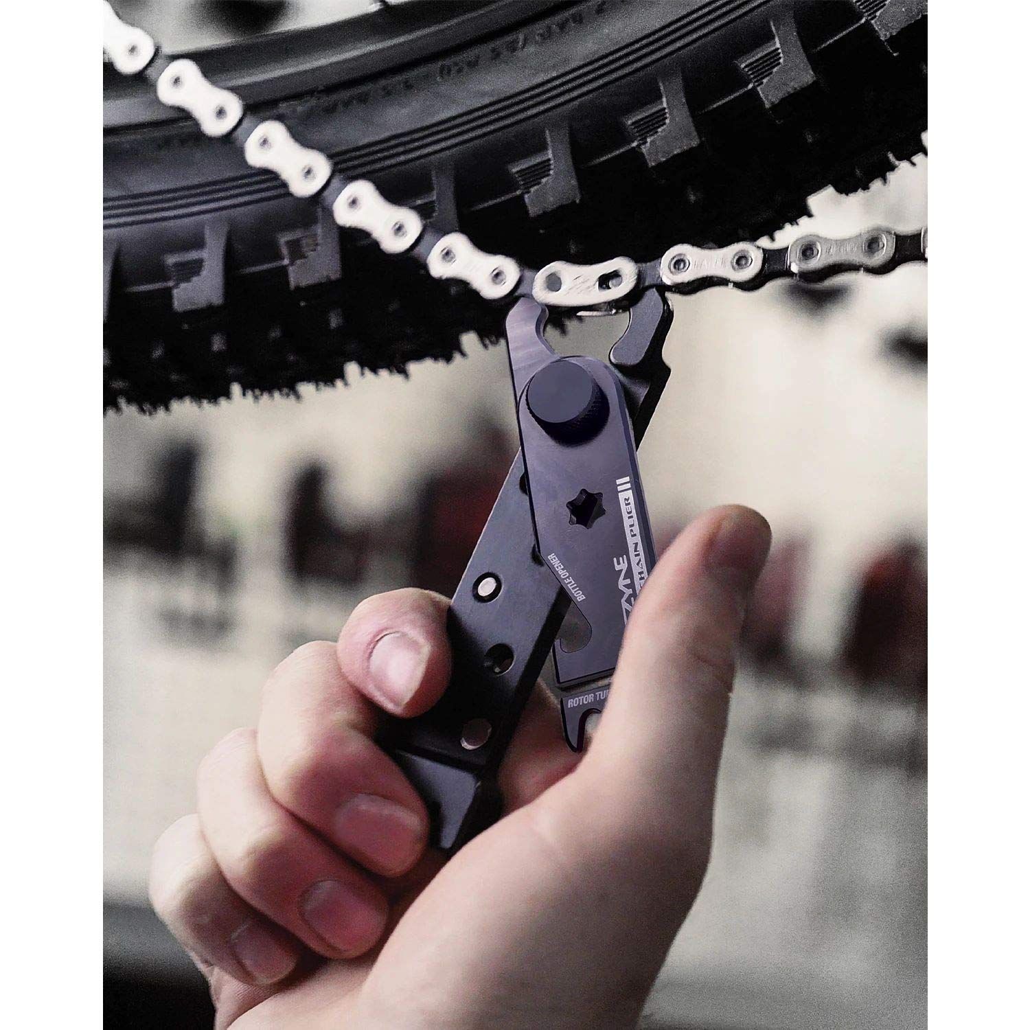 日本 レザイン LEZYNE 自転車 携帯工具 マルチツール 修理 小型 コンパクト MULTI CHAIN PLIERS ブラック クイックリンク付属付き 重量 61g BRIGHTFACE_UK
