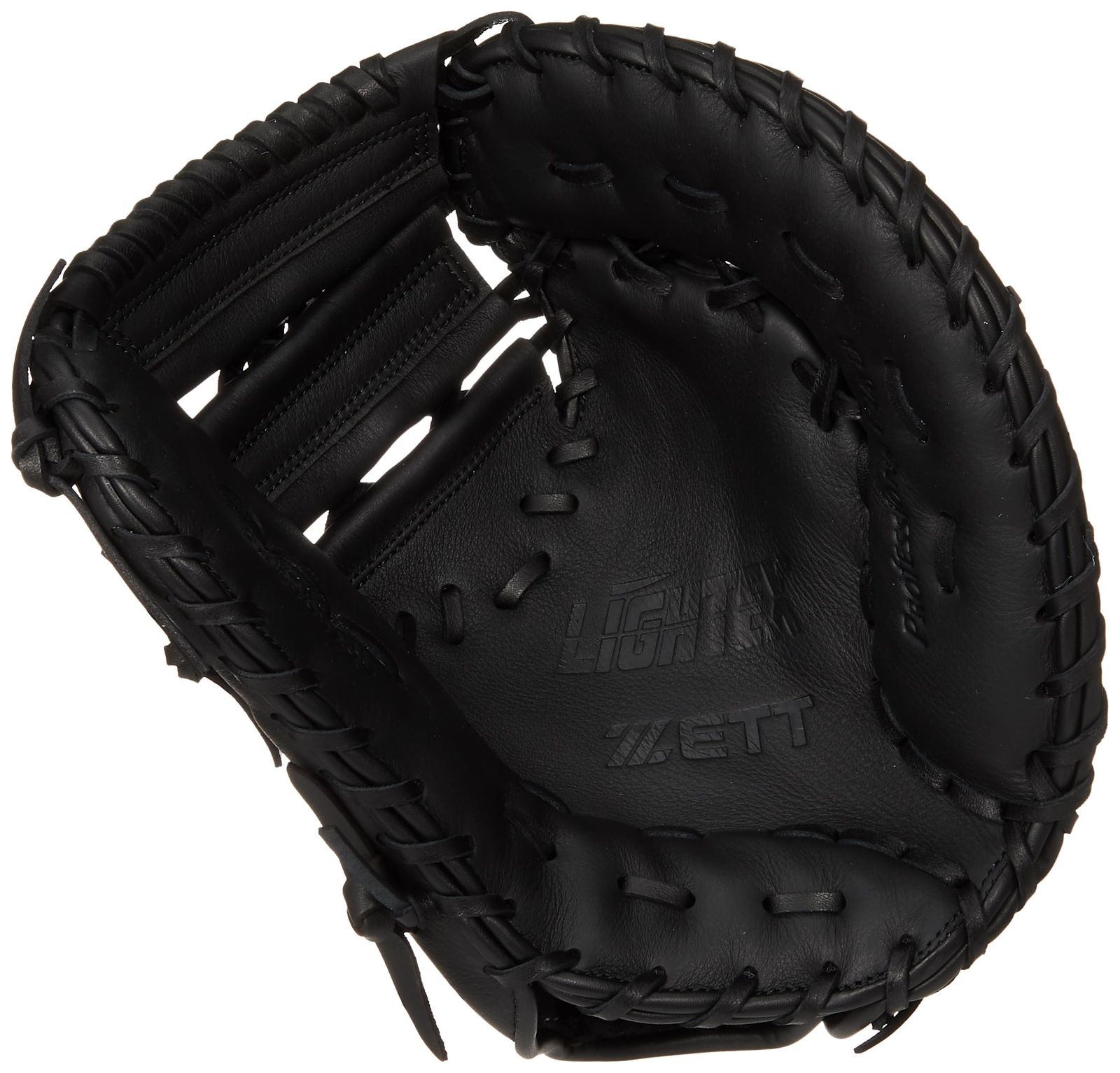 ゼット ZETT 軟式野球 ソフトボール兼用 キャッチ ファーストミット ライテックス 右投げ用 ブラック 1900