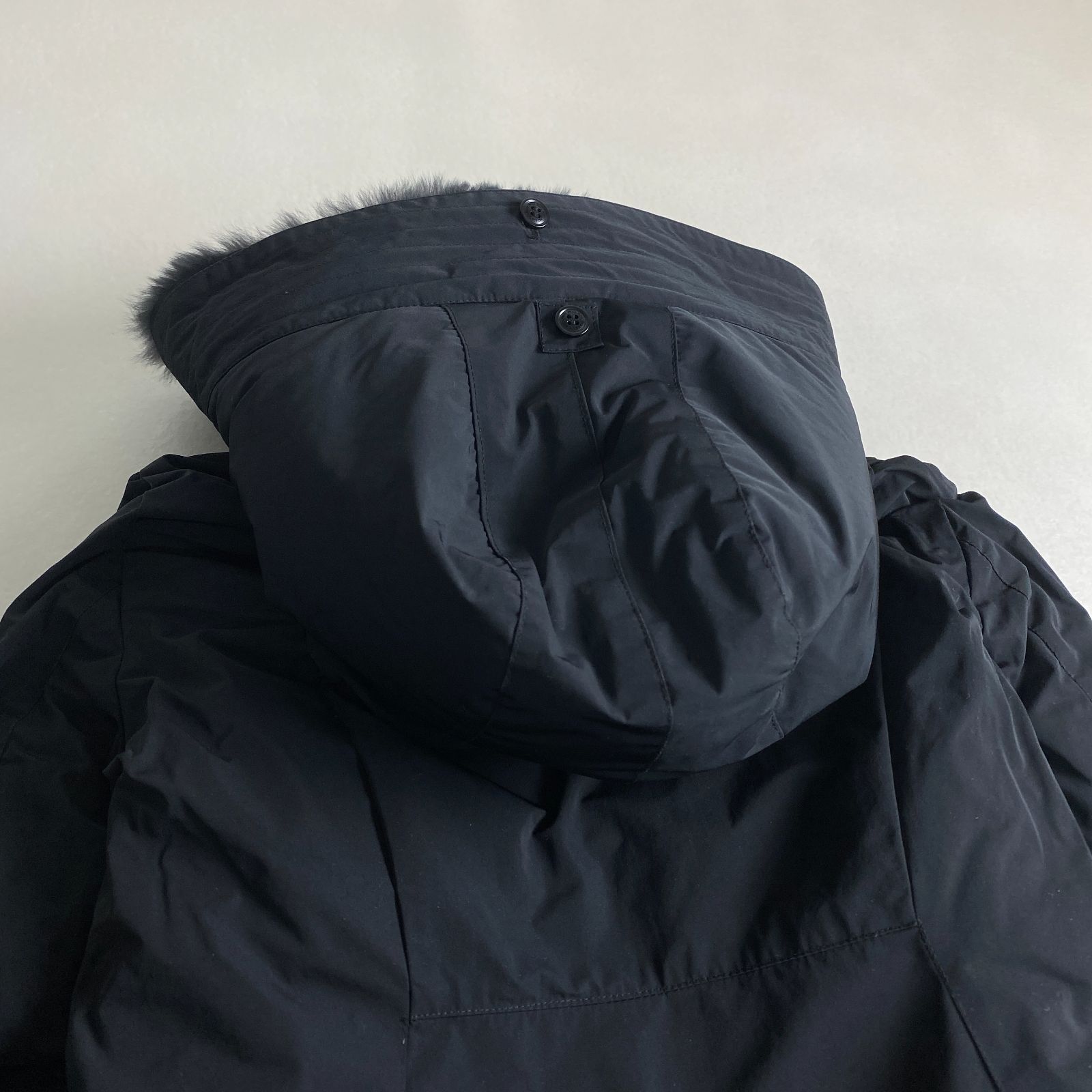 ウールリッチ ダウンコート WOOLRICH BOW BRIDGE 3way ファー ブラック