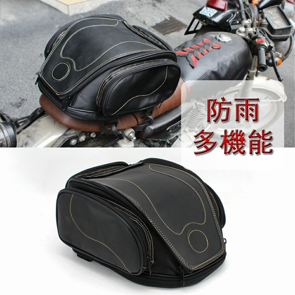 リアシートバッグ オートバイ大容量 防水 バイク用品 軽量 耐衝撃性 しっかり固定 トランクバッグ 耐熱性 収納ポケット付き 耐低温性 後部座席バック 耐摩耗性 耐擦傷性 固定ベルト 多用性 耐久性 雨 雪の日使用でき 小物入れ 手提げ ショルダー