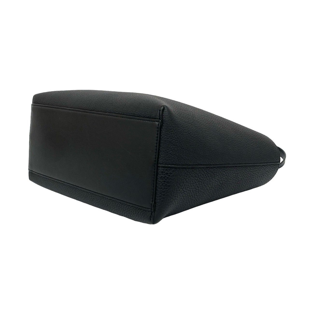 袋付 LOEWE ロエベ アナグラム トート 型押し ロゴ レザー 本革 トートバッグ ハンドバッグ セミショルダーバッグ ブラック 65470 DECORATOM_COM_BR