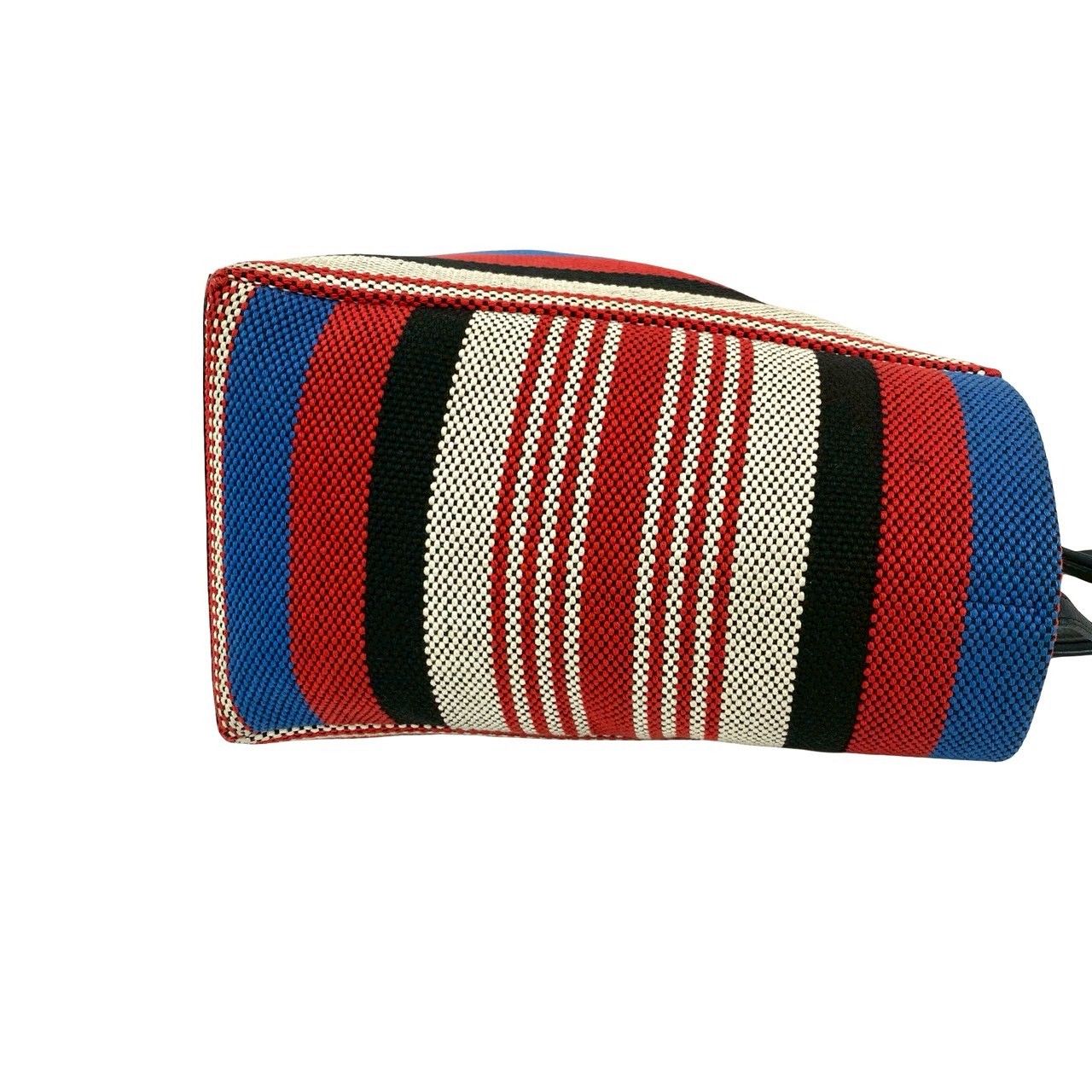 袋付 CELINE セリーヌ カバ ファントム キャンバス レザー 本革 トートバッグ ハンドバッグ セミ ショルダーバッグ ネイビー 61227 DECORATOM_COM_BR