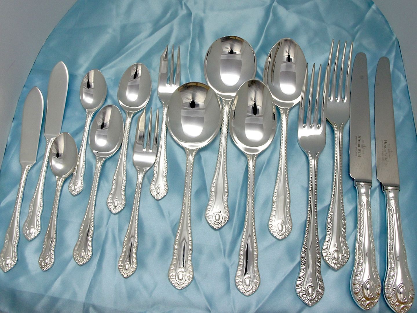 英国製 カトラリー16本セット NPNS A1 シルバープレート ガドルーン Gadroon