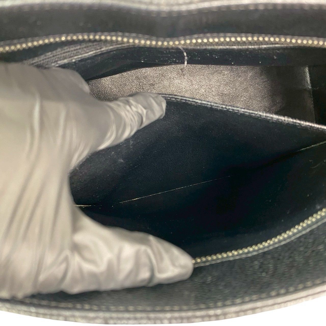 シール有 5番台 CHANEL シャネル マトラッセ 復刻トート キャビアスキン レザー トートバッグ ハンドバッグ ブラック 18155 DECORATOM_COM_BR