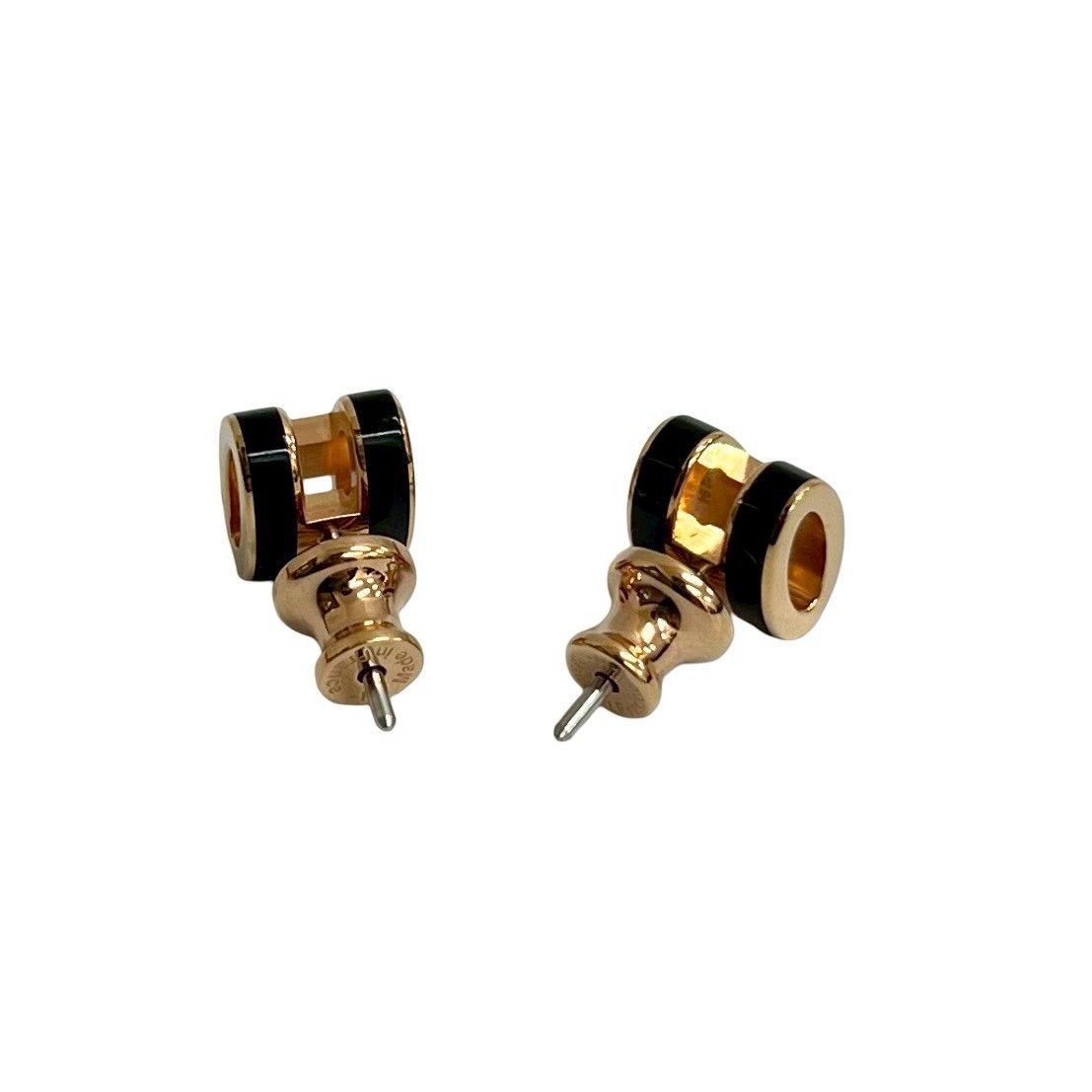 極 美品 箱 袋付き HERMES エルメス ミニ ポップ H ロゴ ピアス