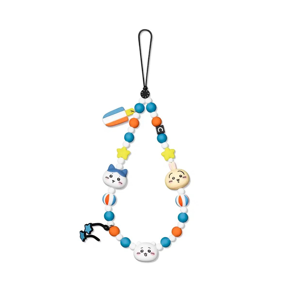 ちいかわ サマー パーティー ビーズ ストラップ