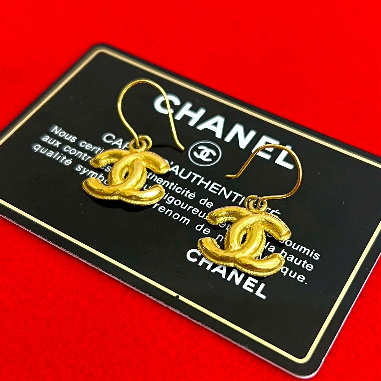 CHANEL シャネル ココマーク ピアス 99A ヴィンテージ CHANEL シャネル ヴィンテージ フックピアス ココマーク 99A ゴールド
