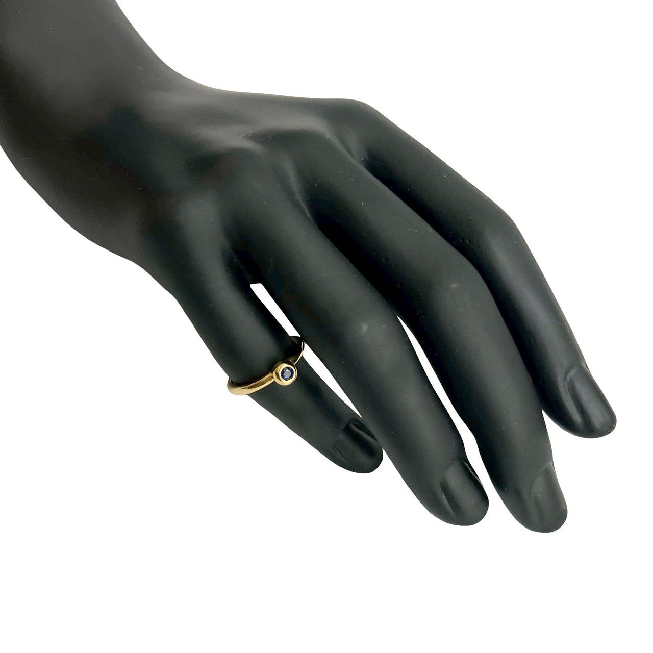 品 TIFFANY-Co. ティファニー パロマピカソリング K18ゴールド サファイア リング 指輪 8号 レディース 29025