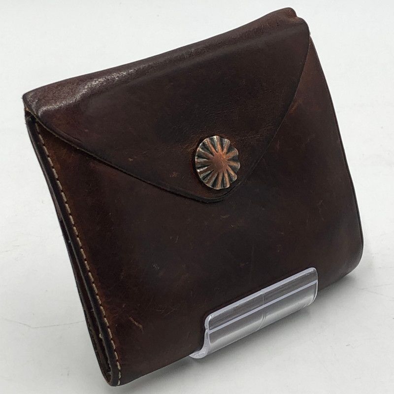 現状渡し品】RRL ダブルアールエル CONCHO LEATHER WALLET コンチョ