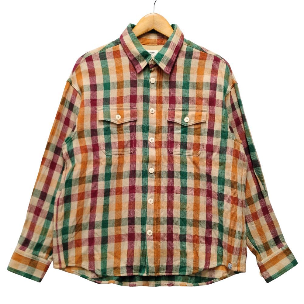 VISVIM ビズビム 品番 0122205011008 LUMBER CHECK L/S リネン混