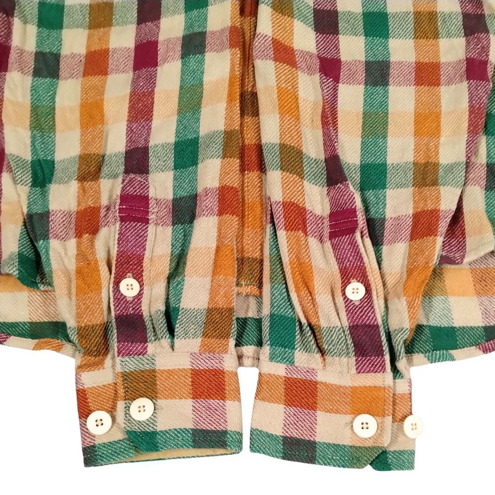 VISVIM ビズビム 品番 0122205011008 LUMBER CHECK L/S リネン混 ウール チェック シャツ マルチカラー サイズ1 正規品 / 52590 VISVIM ビズビム 品番 0122205011008 LUMBER CHECK L/S リネン混