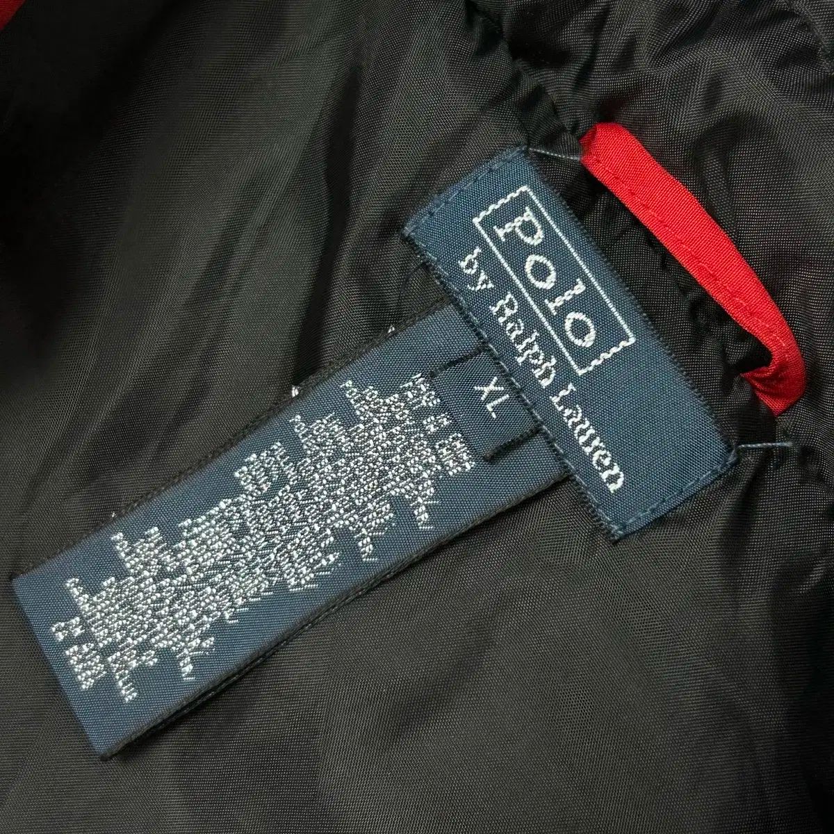 ポロ ビックポニー レッド ダウンベスト XL