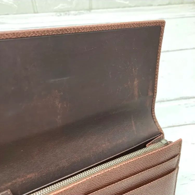 BVLGARI◇2つ折り財布/レザー/ブラウン/メンズ BVLGARI ブルガリ 財布