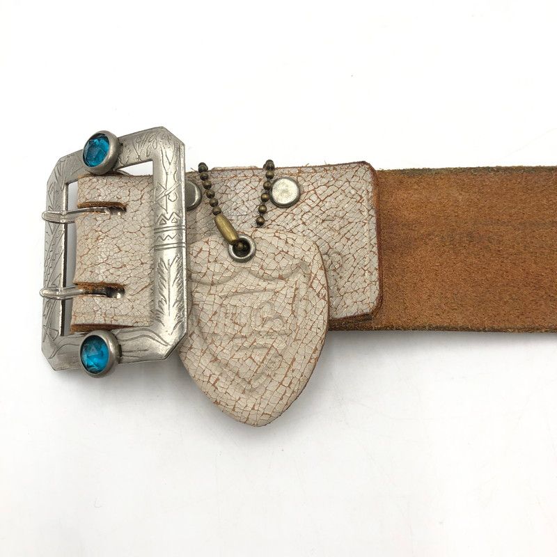 品 HTC エイチティーシー STONE BUCKLE LEATHER BELT ストーンバックル レザーベルト 服飾雑貨 205-251103-yy-10-tei