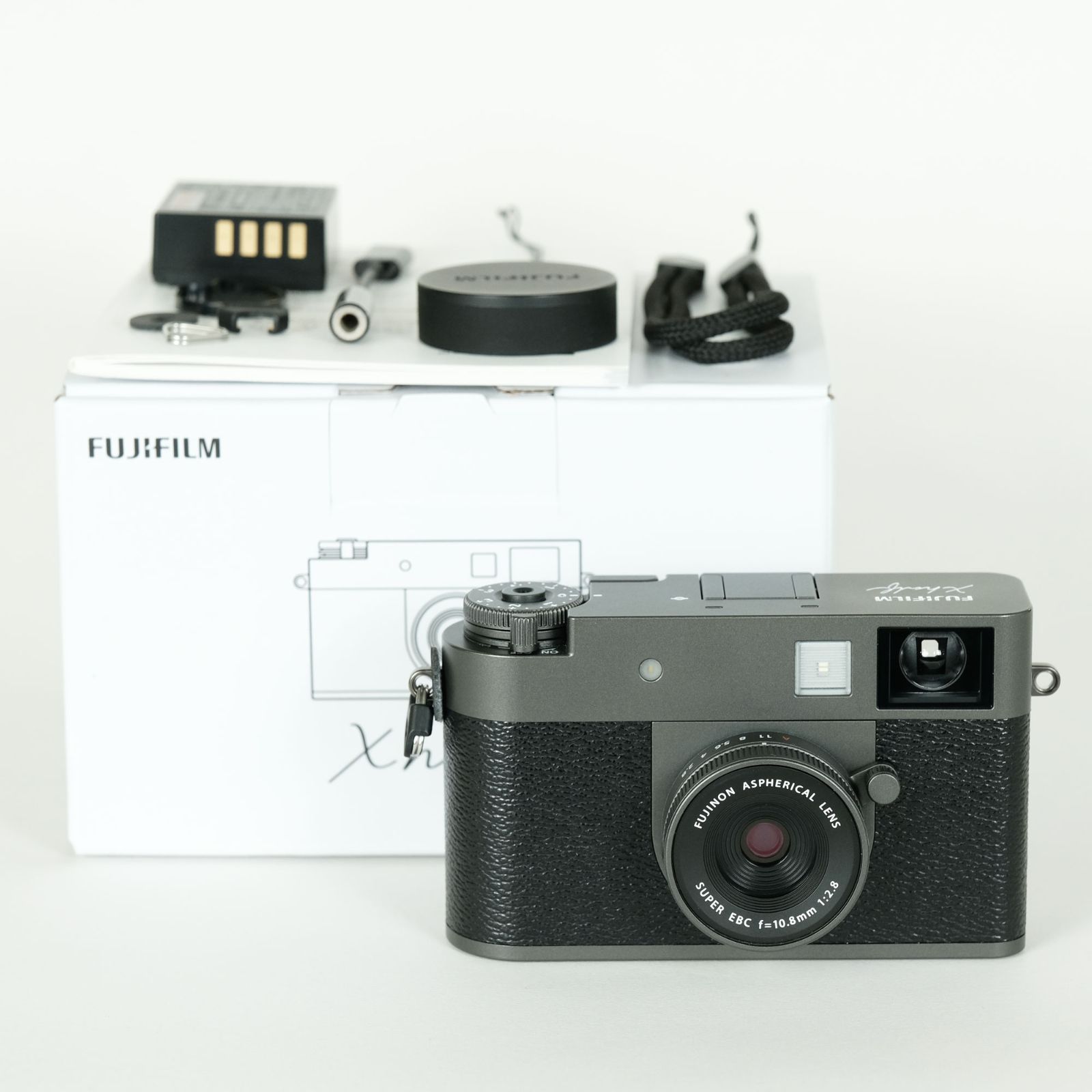 シャッター数8回 FUJIFILM X half X-HF1 チャコールシルバー その他