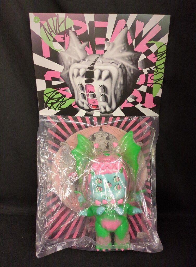 工芸品 Babi UNBOX INDUSTRIES MUTANT VINYL HARDCORE/ABAO Freak Babi (Green ver