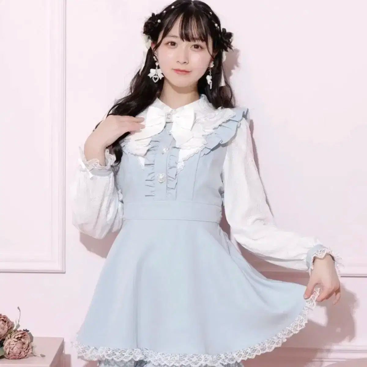 ノエミー noemi バッグリボン セットアップ 量産型 地雷系 ミズイロ