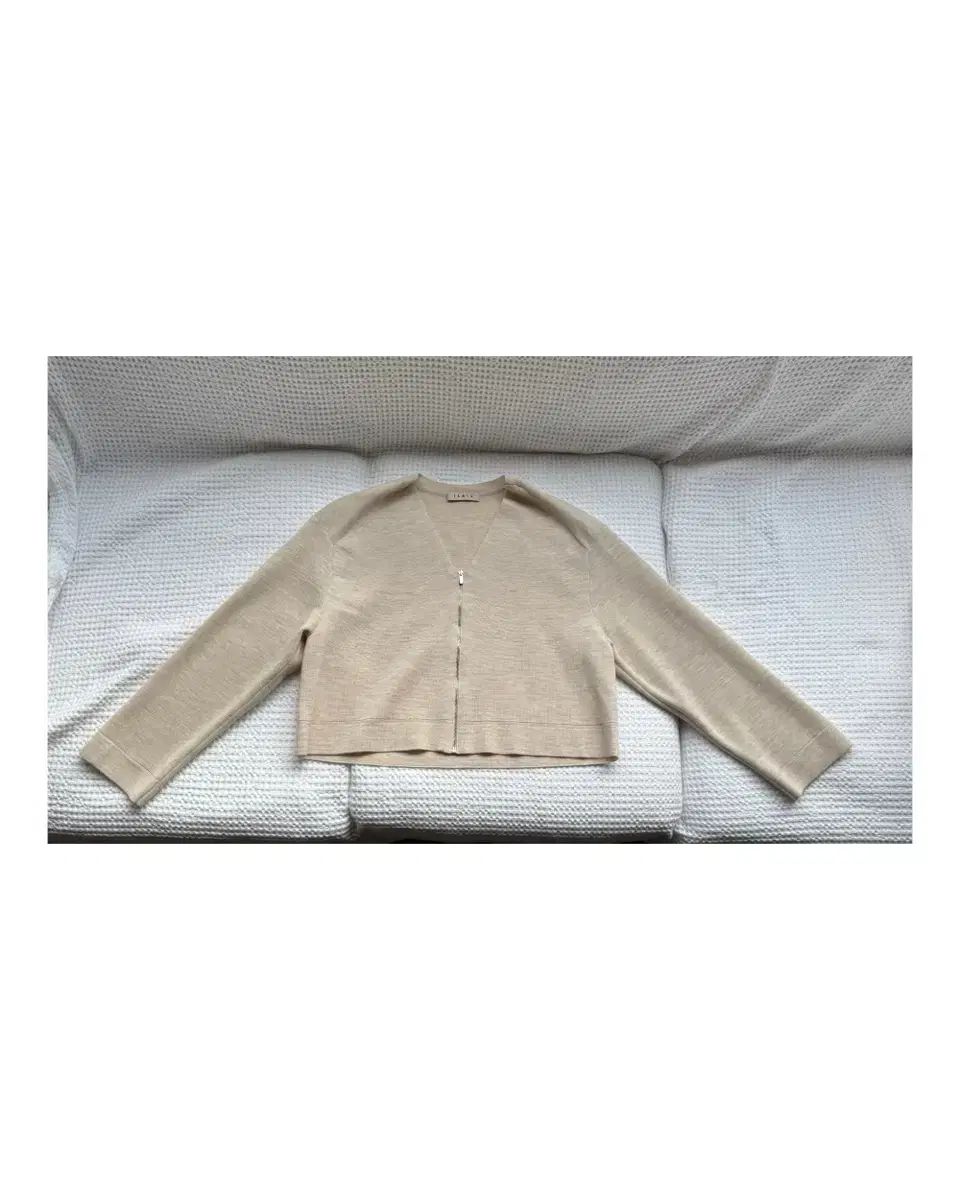 ILAIL 일라일 ジッパー カーディガン ベージュ S