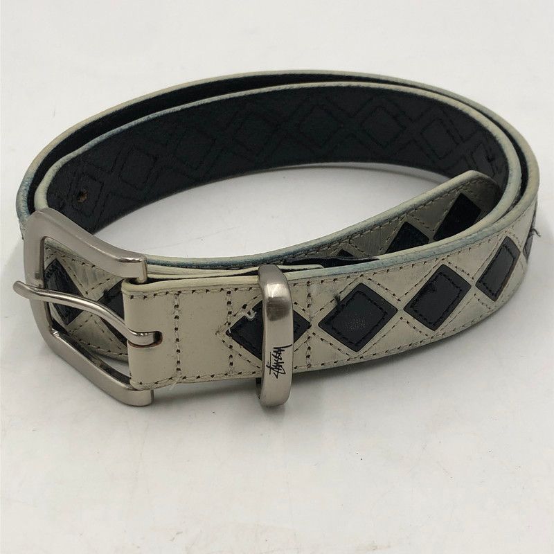 品 STUSSY ステューシー 22SS ARGYLE STITCH BELT 135170 22SS アーガイル ステッチ ベルト 服飾雑貨 205-251103-yy-12-tei