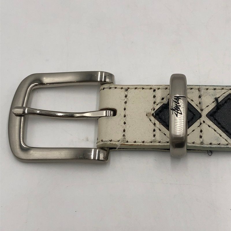品 STUSSY ステューシー 22 SS ARGYLE STITCH BELT 135170 アーガイル ステッチ ベルト 服飾雑貨 205-251103-yy-12-tei