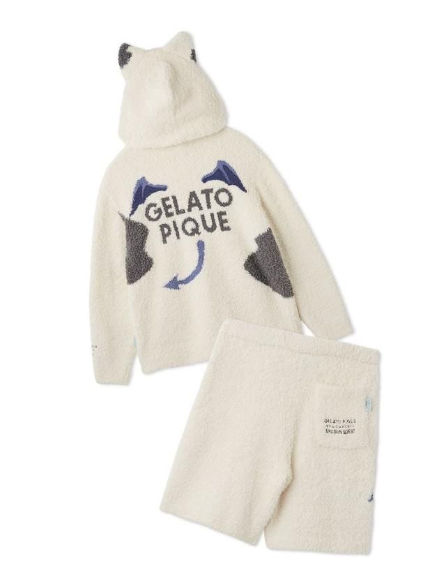 S-M サイズ gelato pique ジェラート ピケ ドラゴンクエスト ユニセックス ジェラートモーモンパーカ＆ハーフパンツセット