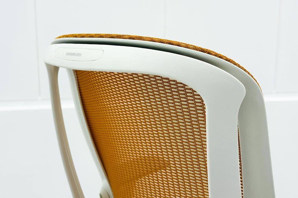 オカムラ シルフィーチェア 製 ハイバック 固定肘 OKAMURA Sylphy オフィス家具 オレンジ A000003881 MARWIL-DEMENAGEMENTS_CH