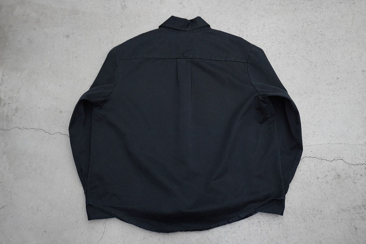 正規 OFF-WHITE オフホワイト WORK SHIRT 長袖 ワーク オーバーサイズ シャツ ジャケット OMGA093F19D05026 黒 サイズM 1012P