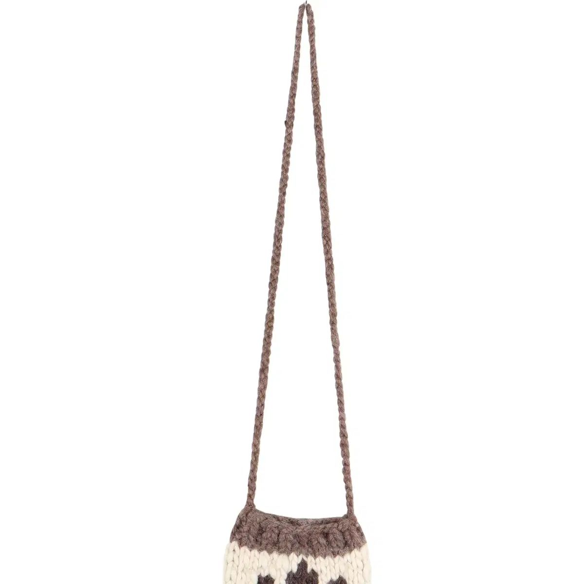 HAND KNIT IN CANADA カウチン クロスバッグ k284