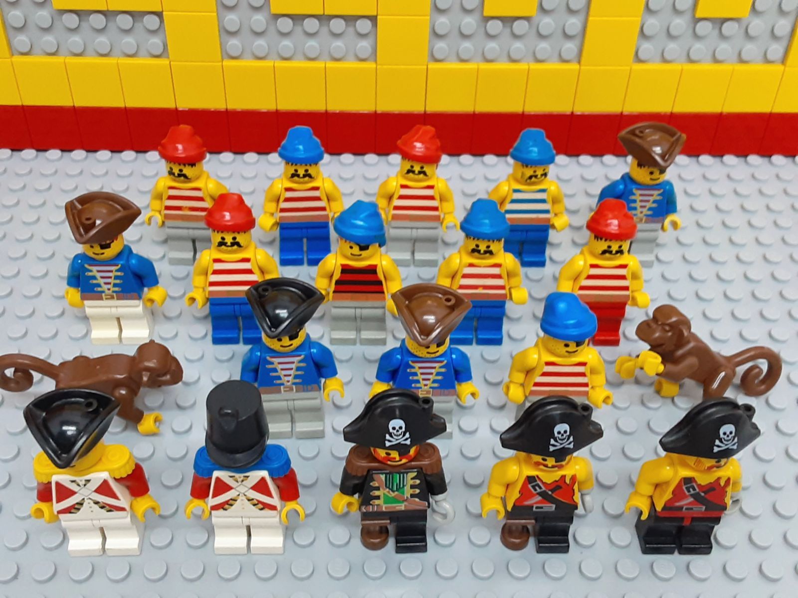 南海の勇者 レゴ ミニフィグ 大量20体 総督軍 ロジャー船長 アイアンフック 乗組員 人形 海賊 ダークシャーク号
