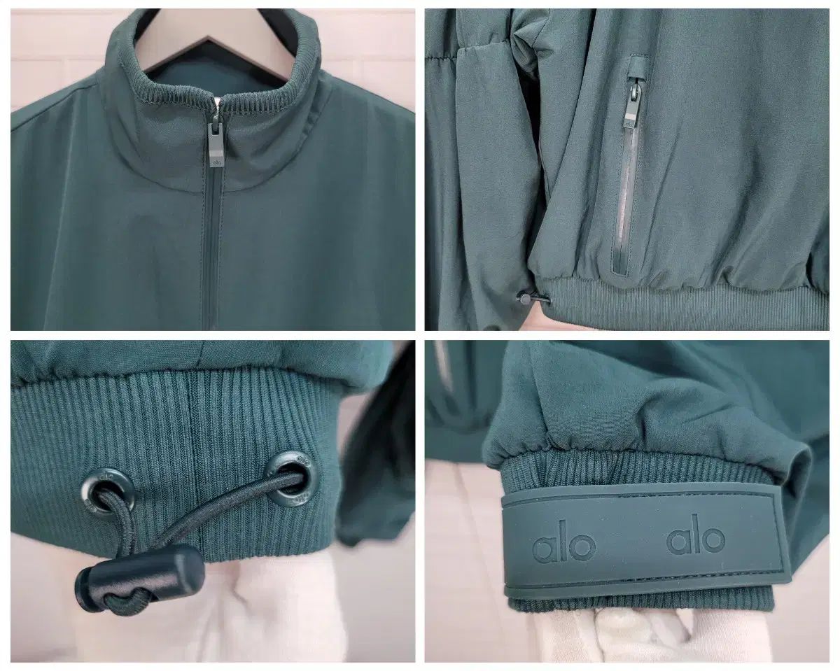  ALO YOGA アロヨガ ハーフ ジッパー クロップド エレベーション カバーアップ XS サイズ トレーナー スウェット トップス