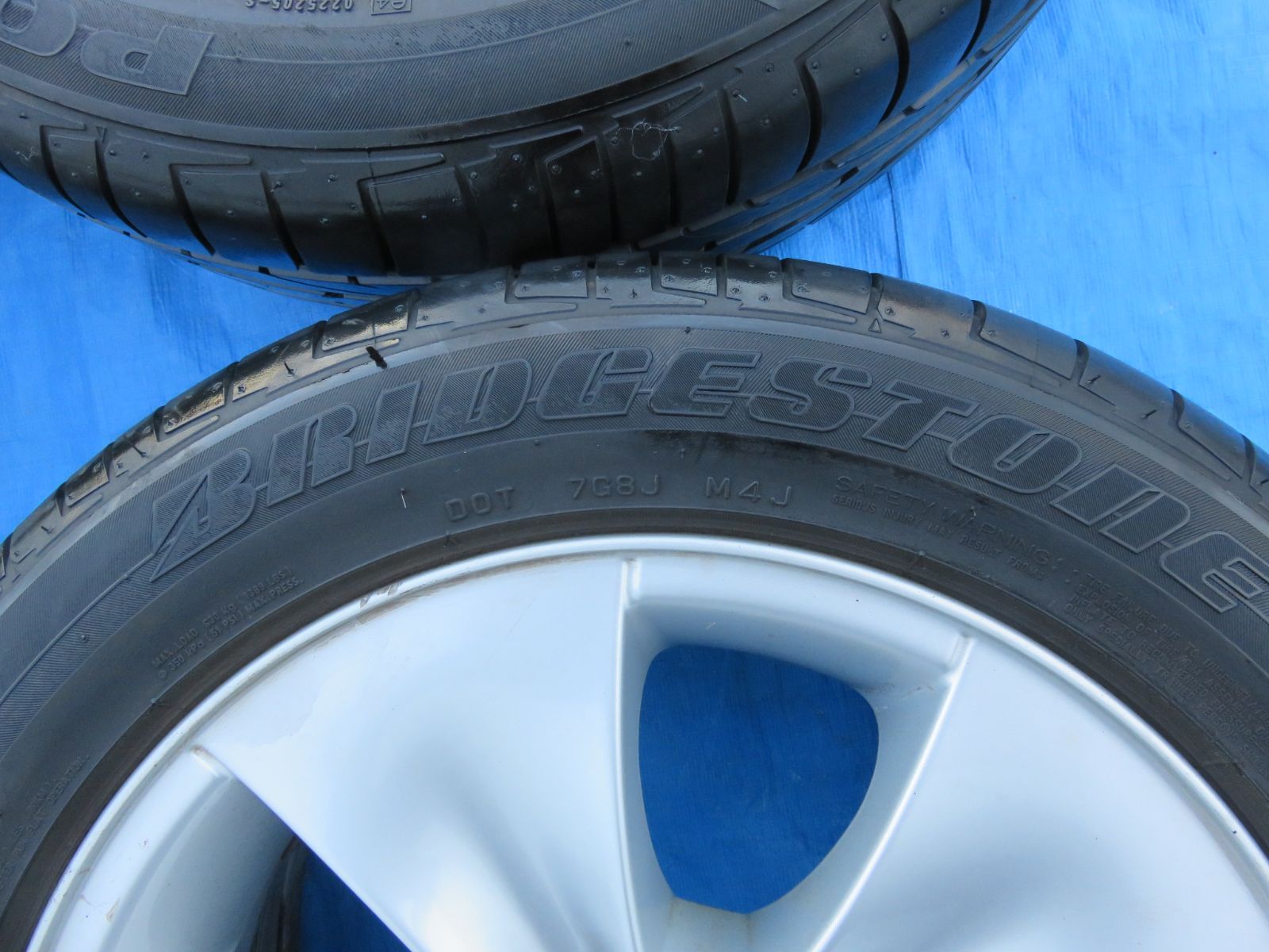 SFC 3156 BMW 3シリーズ E 90 91 16インチ 16 7 J 34 5穴 PCD 120 ホイールタイヤ 225 50 R 製 ４本セット