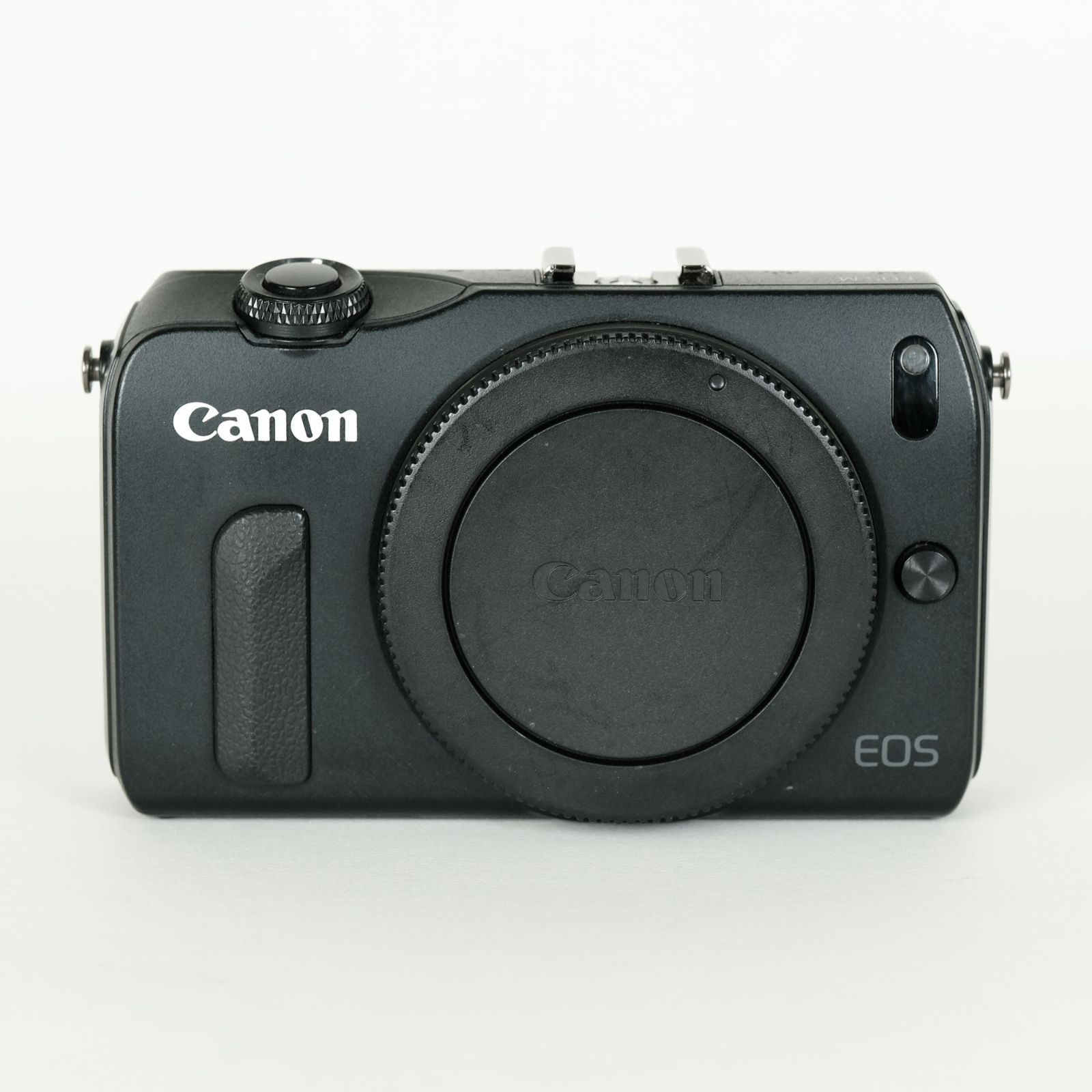 外付けグリップ付 Canon EOS M ボディ ブラック キヤノンEF-Mマウント