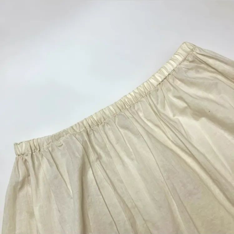 ピンクハウス 生成 裾ピコフリル使い 綿ローンスカート - メルカリ