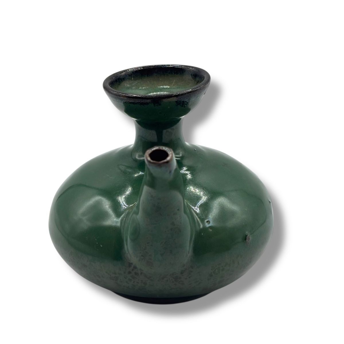 え沖 やちむん 小橋川仁王窯 一輪挿し 壺屋焼 赤絵 魚紋 壺 花瓶 徳利 カラカラ 酒器 沖縄焼物 琉球 MD0S21