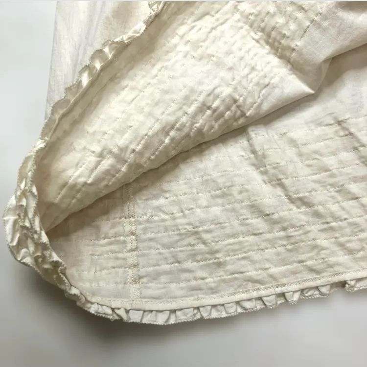 ピンクハウス 生成 裾豪華ピコフリル 綿ローンドロワーズ 2021年 ピンクハウス 生成 裾豪華ピコフリル 綿ローンドロワーズ 2021年