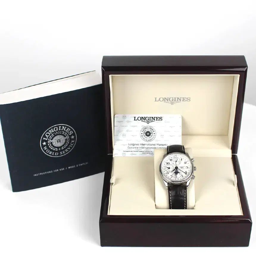 ブランド品ダオール ロンジン マスター クロノ ムーンフェイズ 40 MM