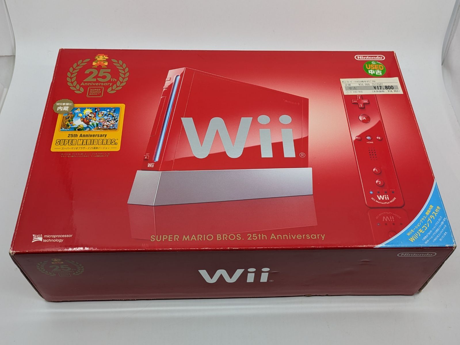 Wii 本体 マリオ25周年記念モデル レッド 箱 あり 任天堂 NintendoSwitchOLED ゲームバッテリー