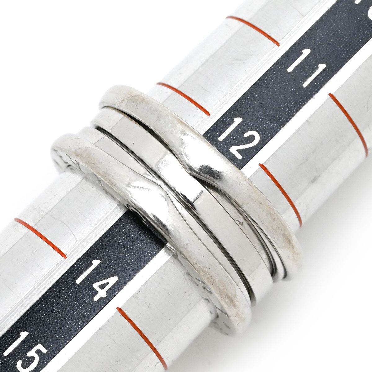 ブルガリ BVLGARI リング 指輪 ビーゼロワン B-zero1 3バンドリング