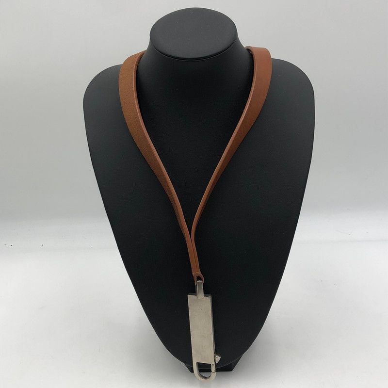 中古品】Rick Owens リックオウエンス LARGE NECK HOOK LEATHER ラージ