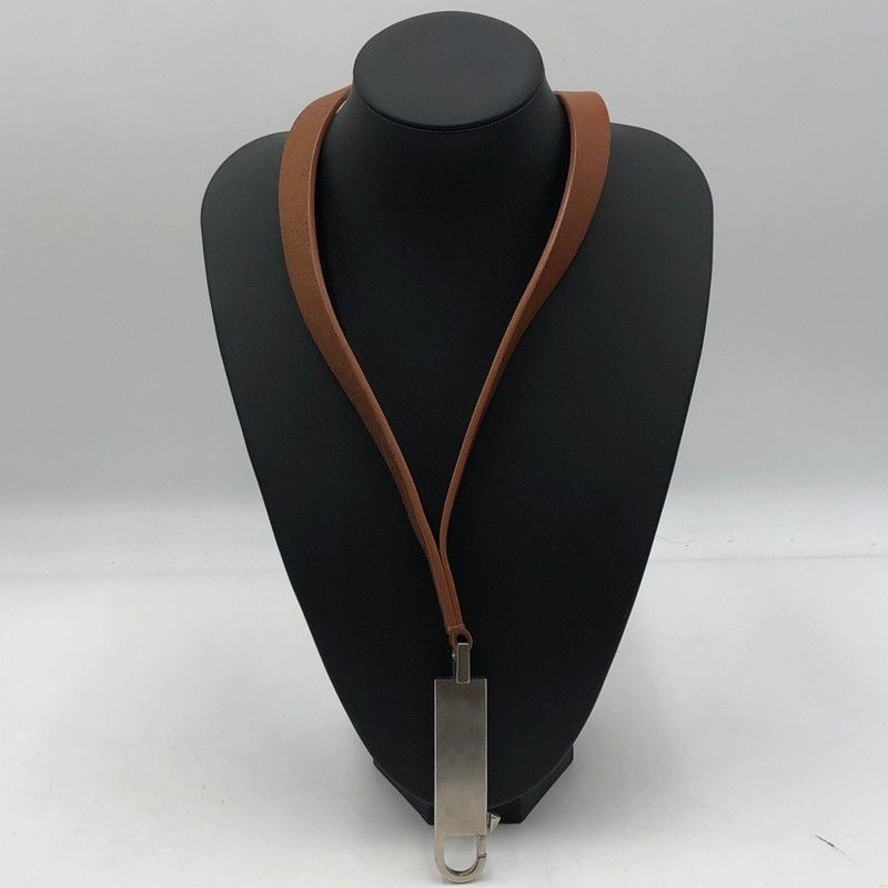 品 Rick Owens リックオウエンス LARGE NECK HOOK LEATHER ラージネックフック レザー キーリング 192-251103-yy-17-tei