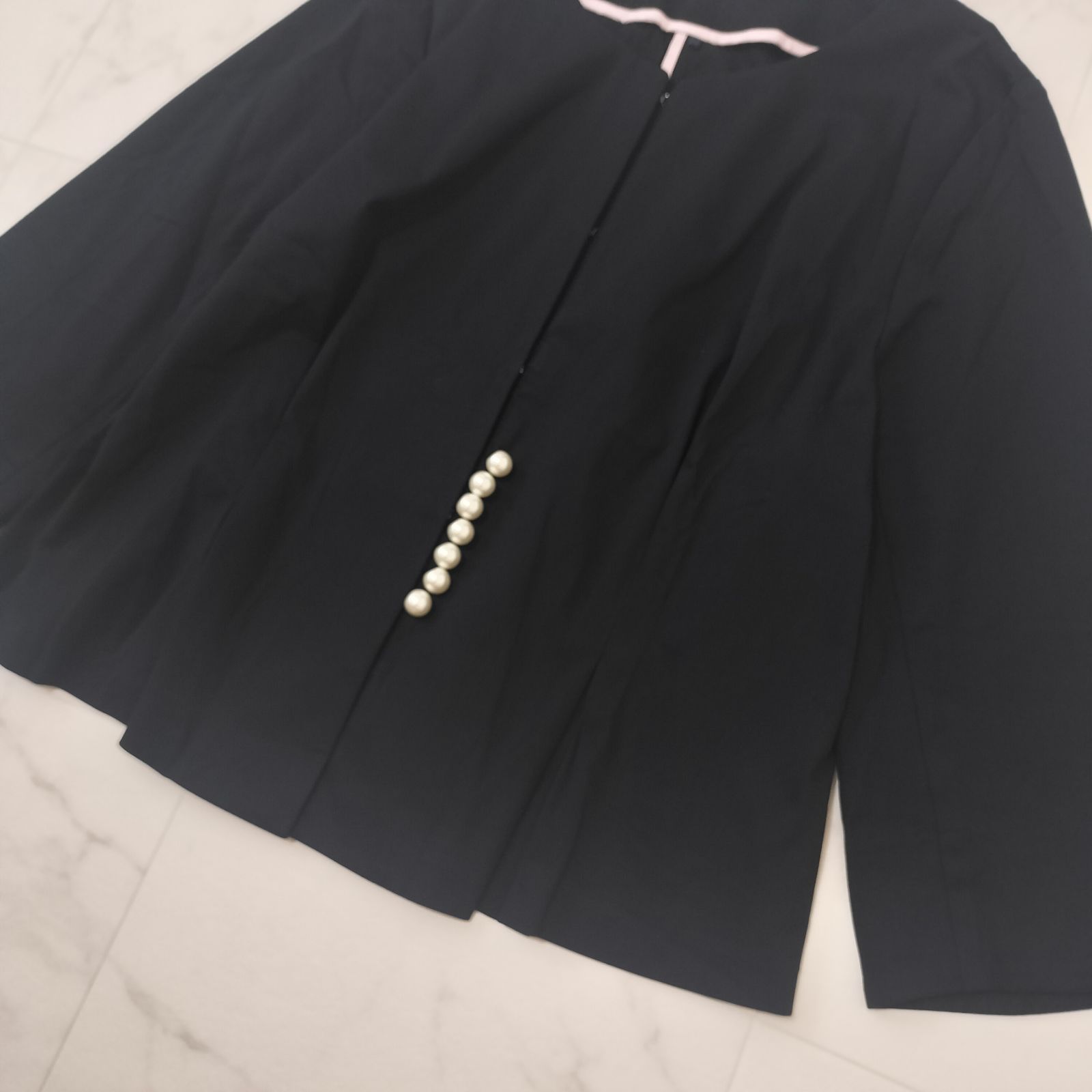 ローズティアラ ジャケット テーラードジャケット パール付きノー