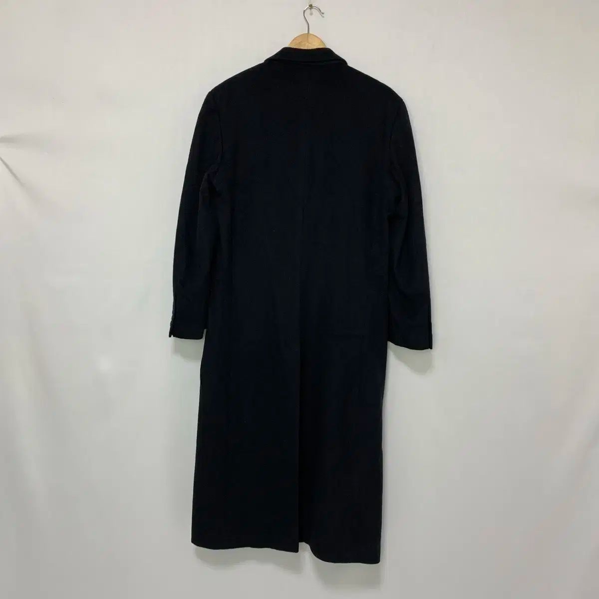 バーバリー ヴィンテージ ブラック Long ロング ボタン コート メンズ ユニセックス