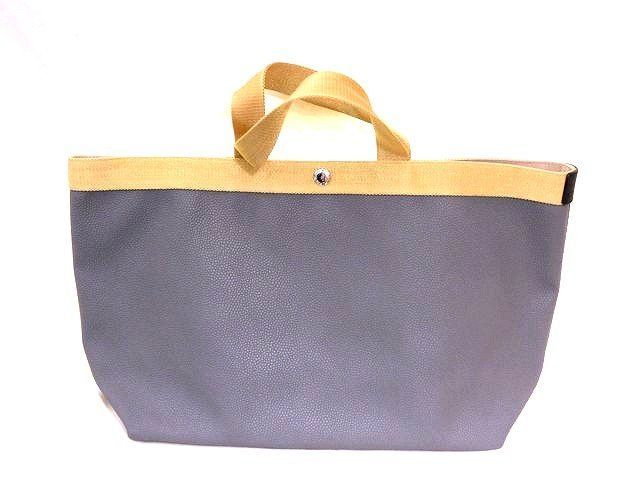 エルベシャプリエ 705GP コーテッドキャンバス スクエア トートバッグ Lサイズ グラニ ゴールド ドラジェタグ Herve Chapelier 7J